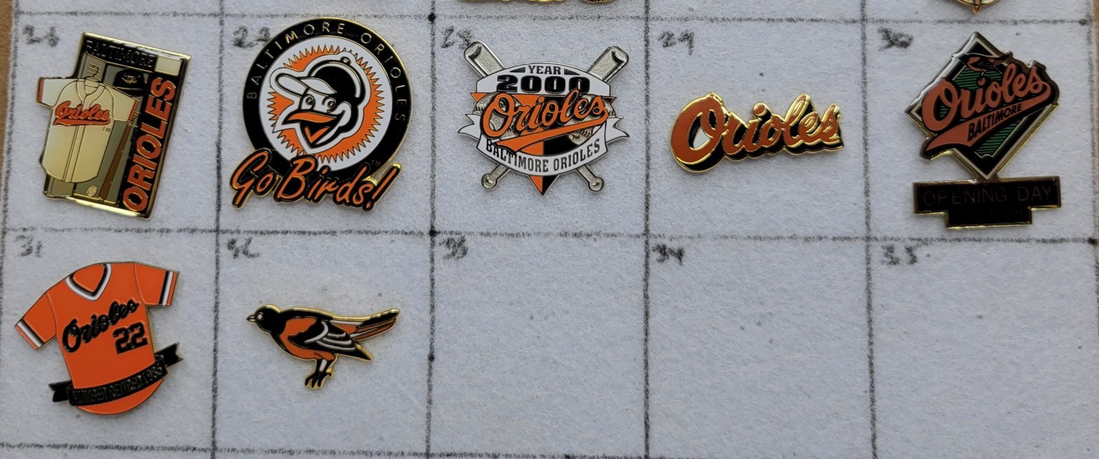**PICK-A-PIN** Baltimore Orioles Lapel Pins Various Opening Day Birds