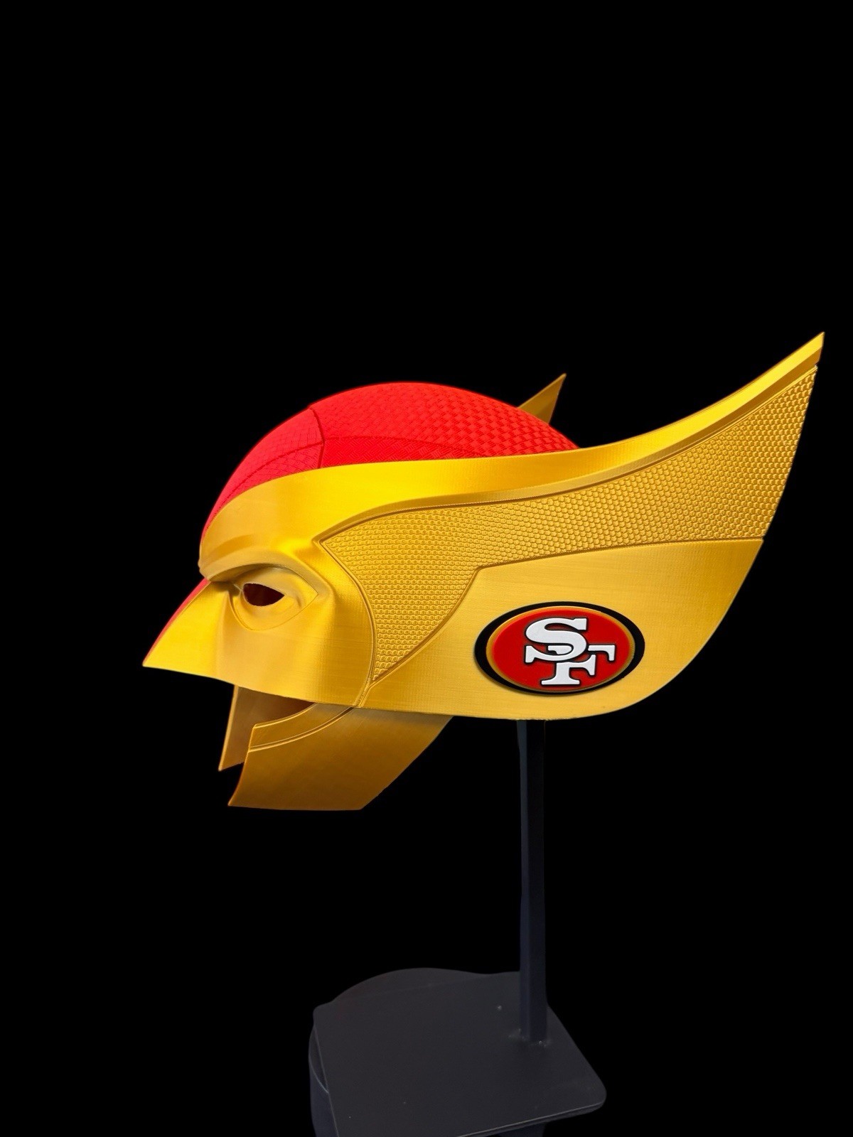 Custom Wolverine X-Men Helmet – San Francisco 49ers Edition