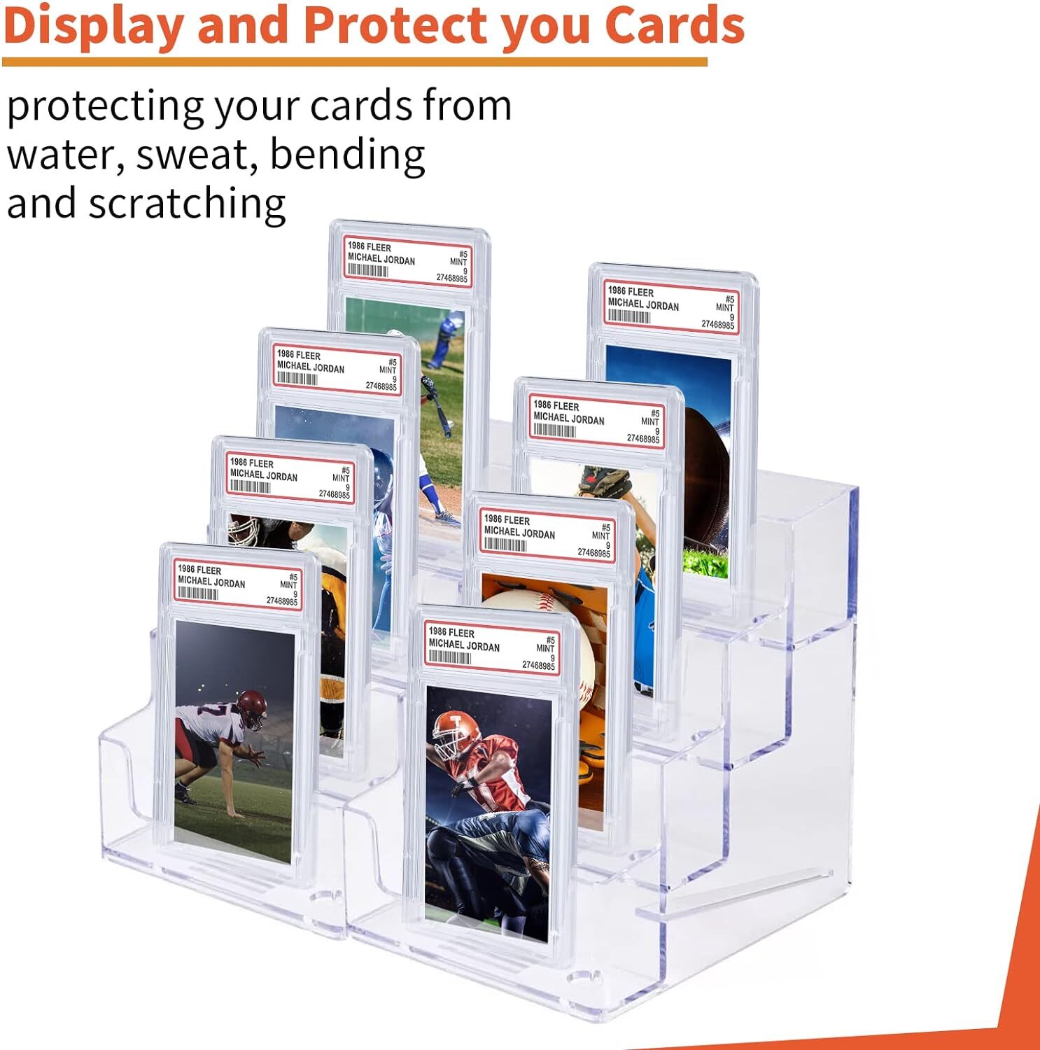 Empty Graded Card Holder PSA Style Slab for Trading Sports Cards Protector Case