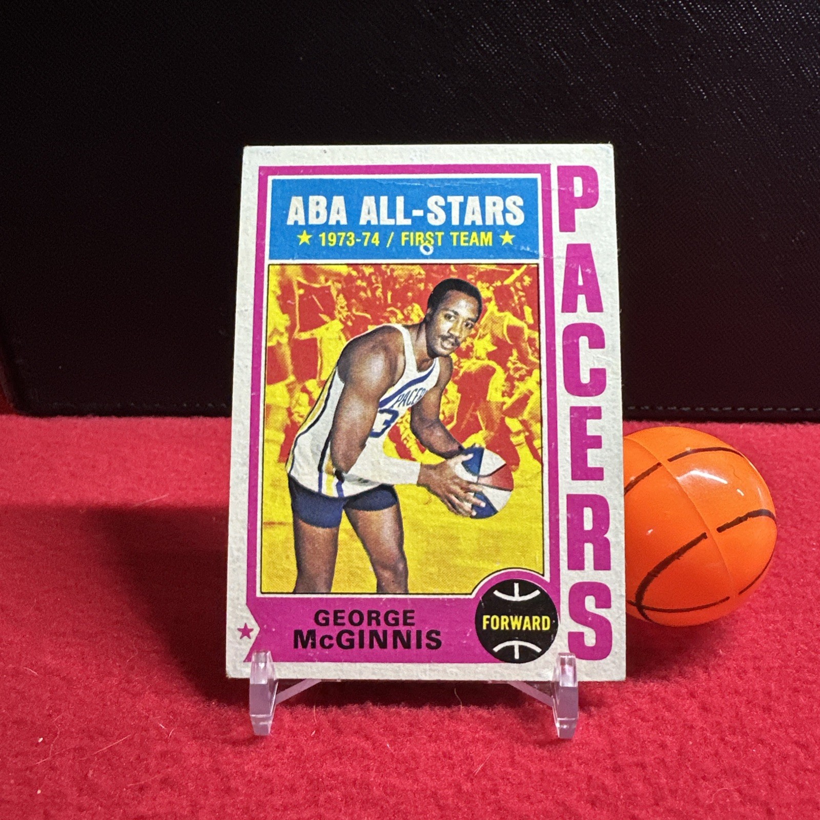 1974-75 Topps #220 George McGinnis Indiana Pacers EXMT🔥🔥🏀🔥🔥