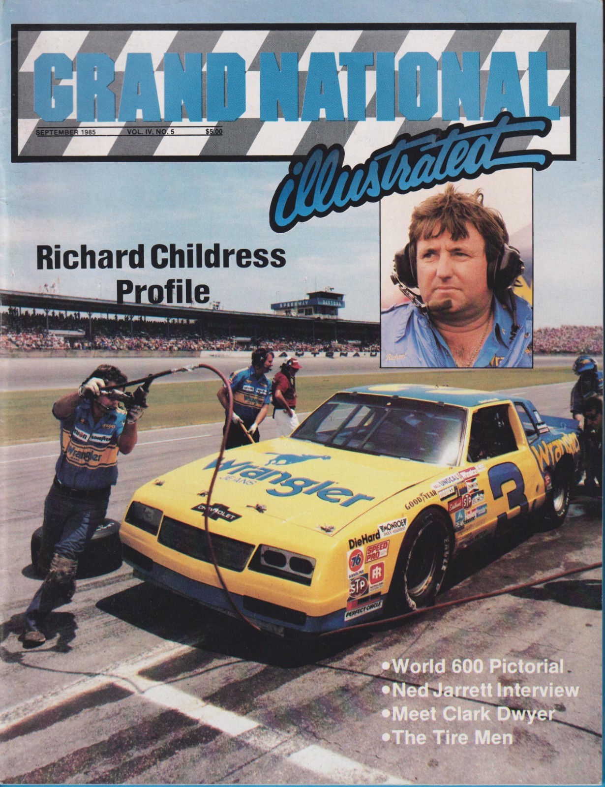 1985 Sept. Vol. IV No. 5-Grand National Illustrated – Richard Childress Profile