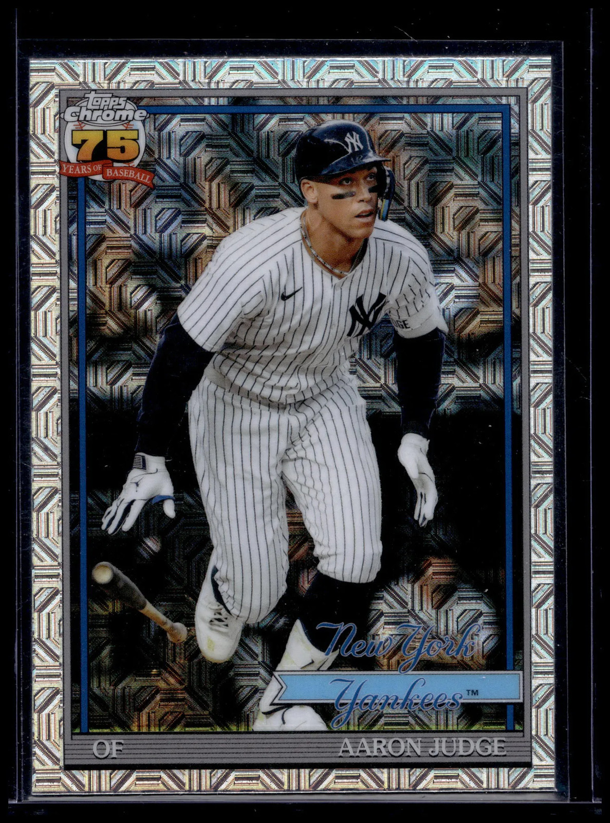 2026 Topps Chrome 75 Years of Baseball Aaron Judge #91C-82 Silver Mojo Refractor