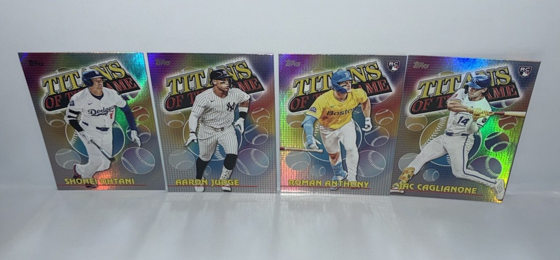 2026 Topps Series 1 STARS OF MLB TITANS OF THE GAME Insert YOU PICK Singles Set