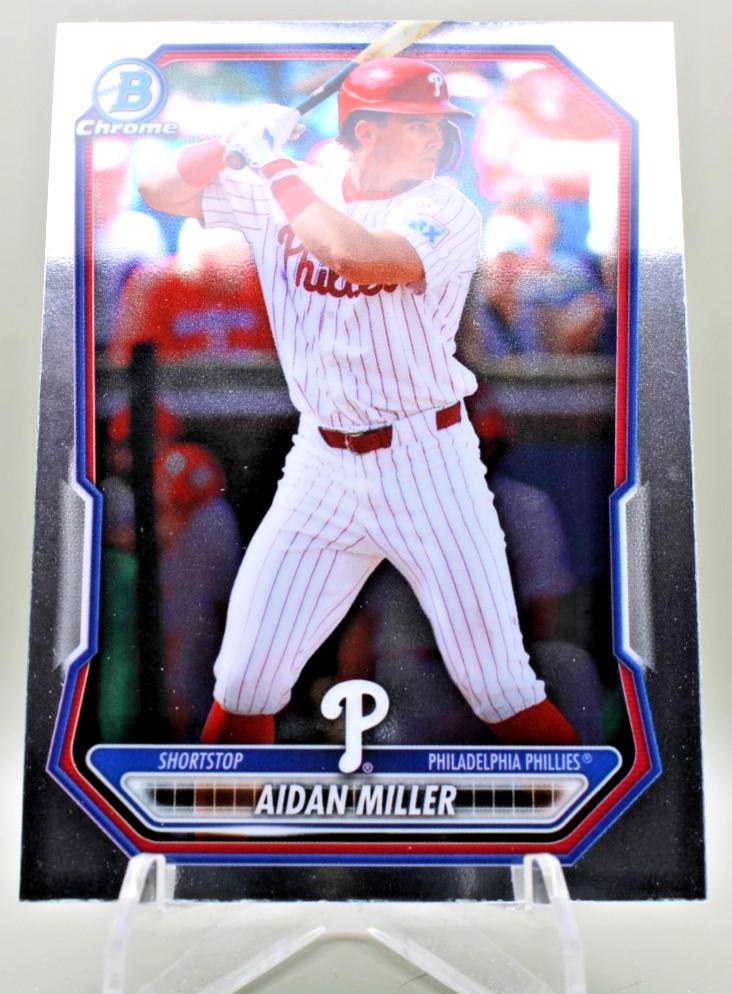 2026 Bowman Chrome Prospects – Aidan Miller #BCP-49 Phillies