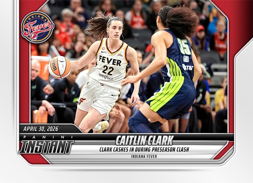 2026 Panini Instant WNBA #20 Caitlin Clark Indiana Fever – Presale