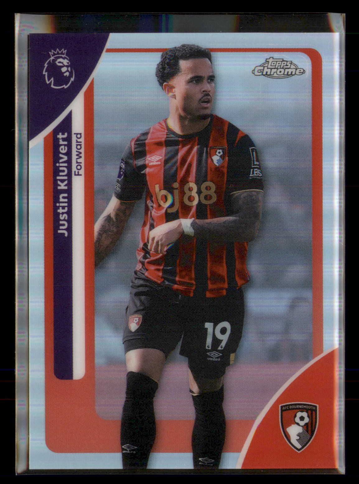 2025-26 Topps Chrome Premier League #1 Justin Kluivert Refractor