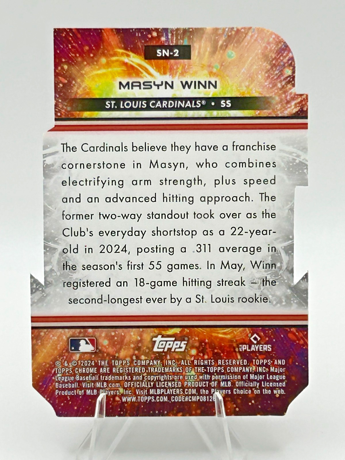 2024 Topps Cosmic Chrome Stella Nova Masyn Winn RC