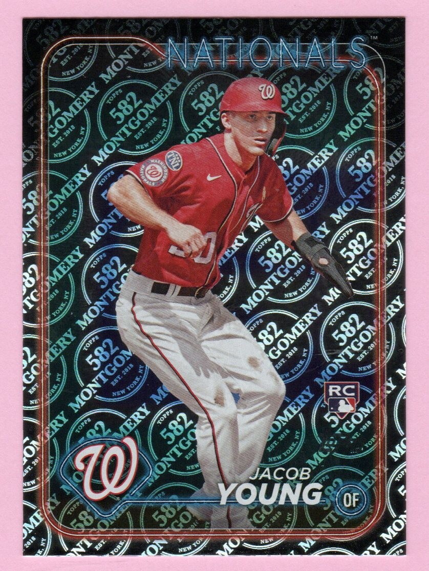 2024 Topps 582 Montgomery Club #397 Jacob Young Washington Nationals