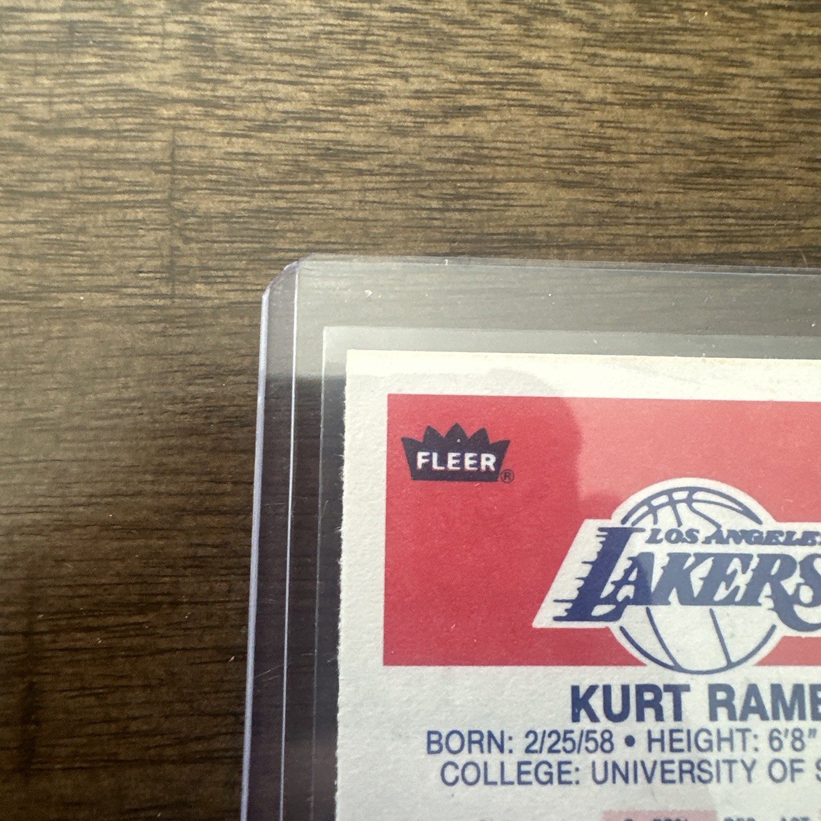 1986-87 Fleer #89 Kurt Rambis