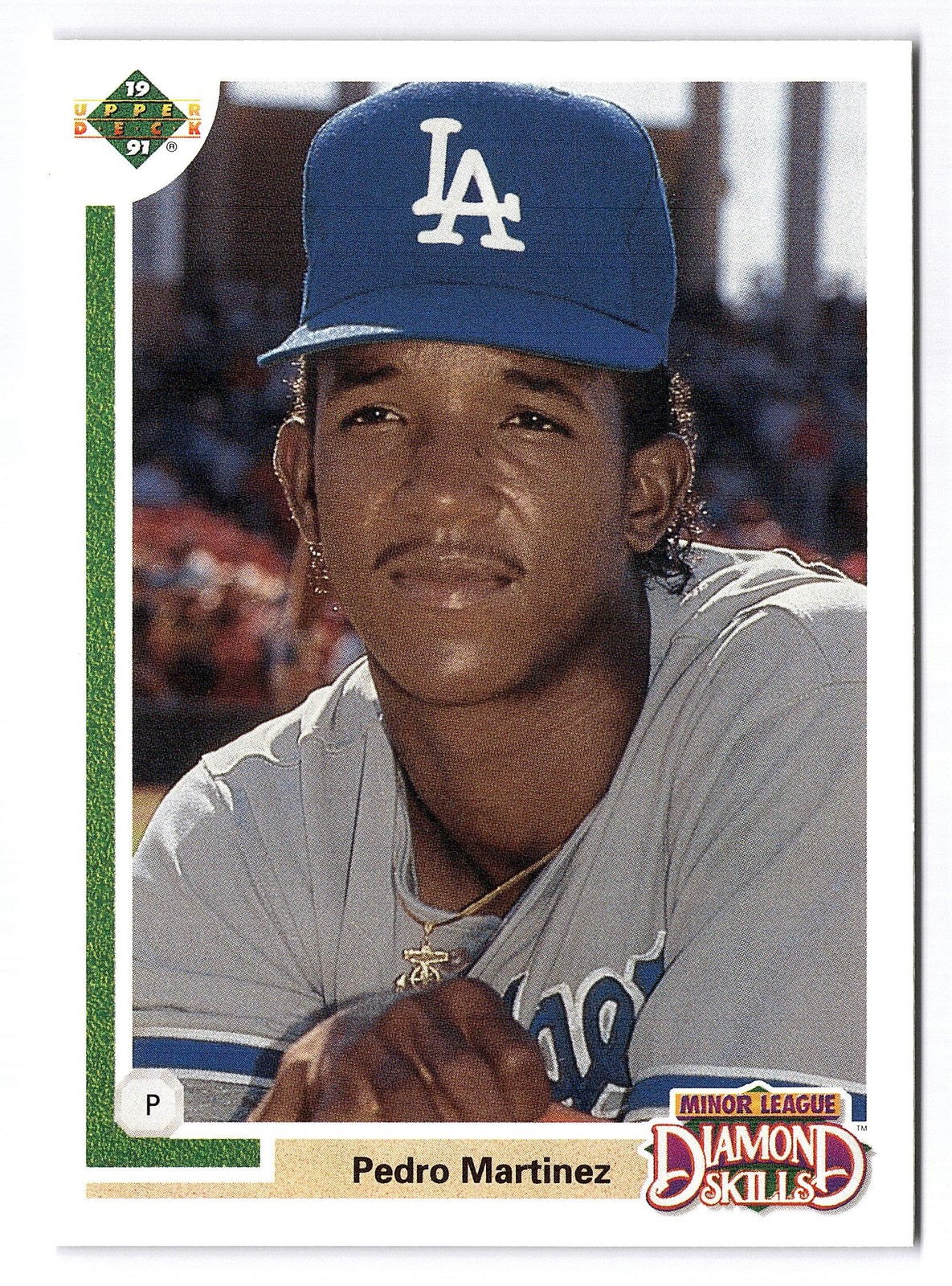 1991 Upper Deck #2F Pedro Martinez Minor League Diamond Skills RC Dodgers
