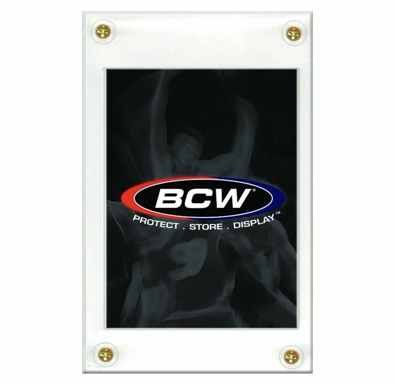 BCW 4-Screw Recessed Screwdown Trading Card Holder 20Pt – 5 Count