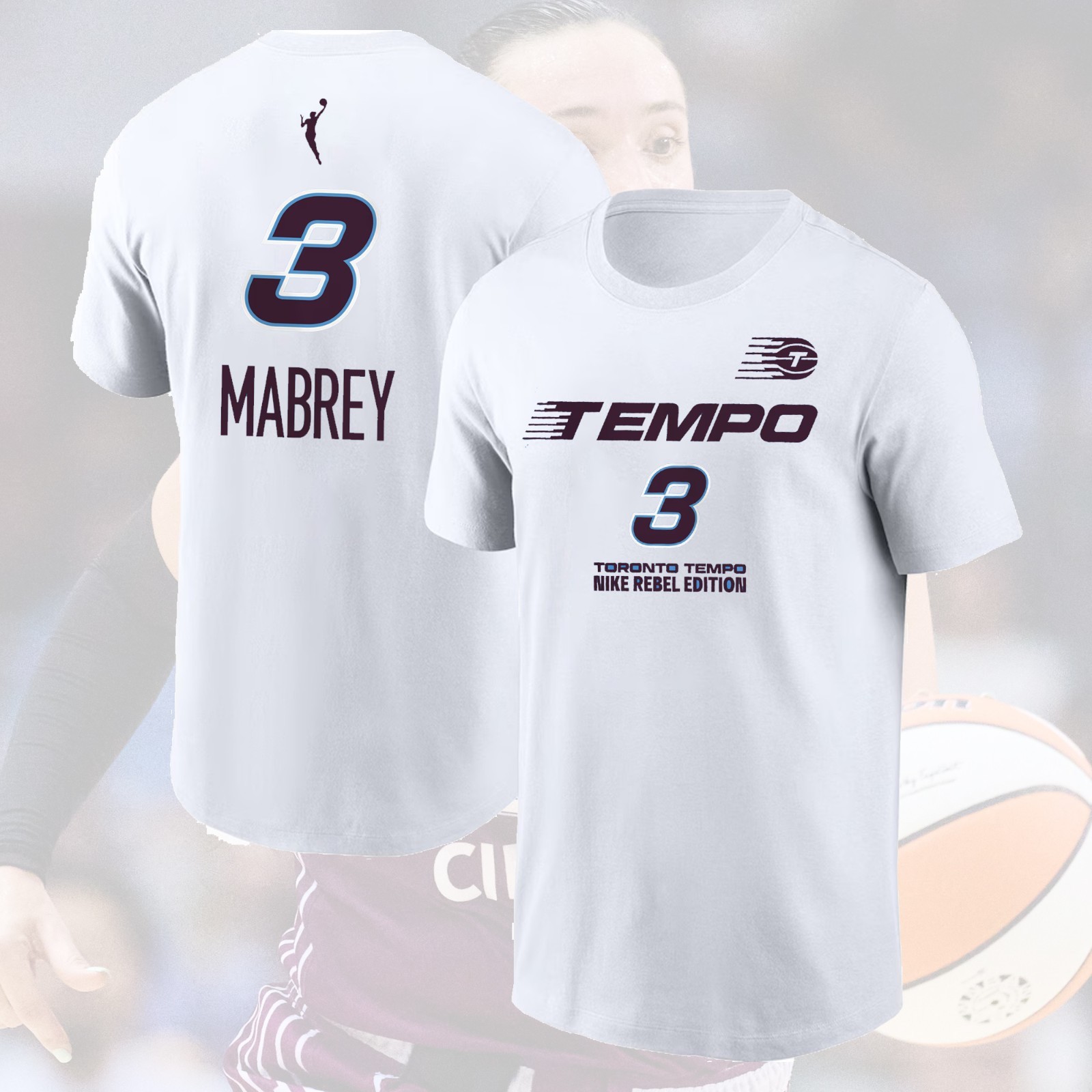 HOT NEWS! Marina Mabrey #3 Toronto Tempo 2026 Player Name & Number Fan Apparel