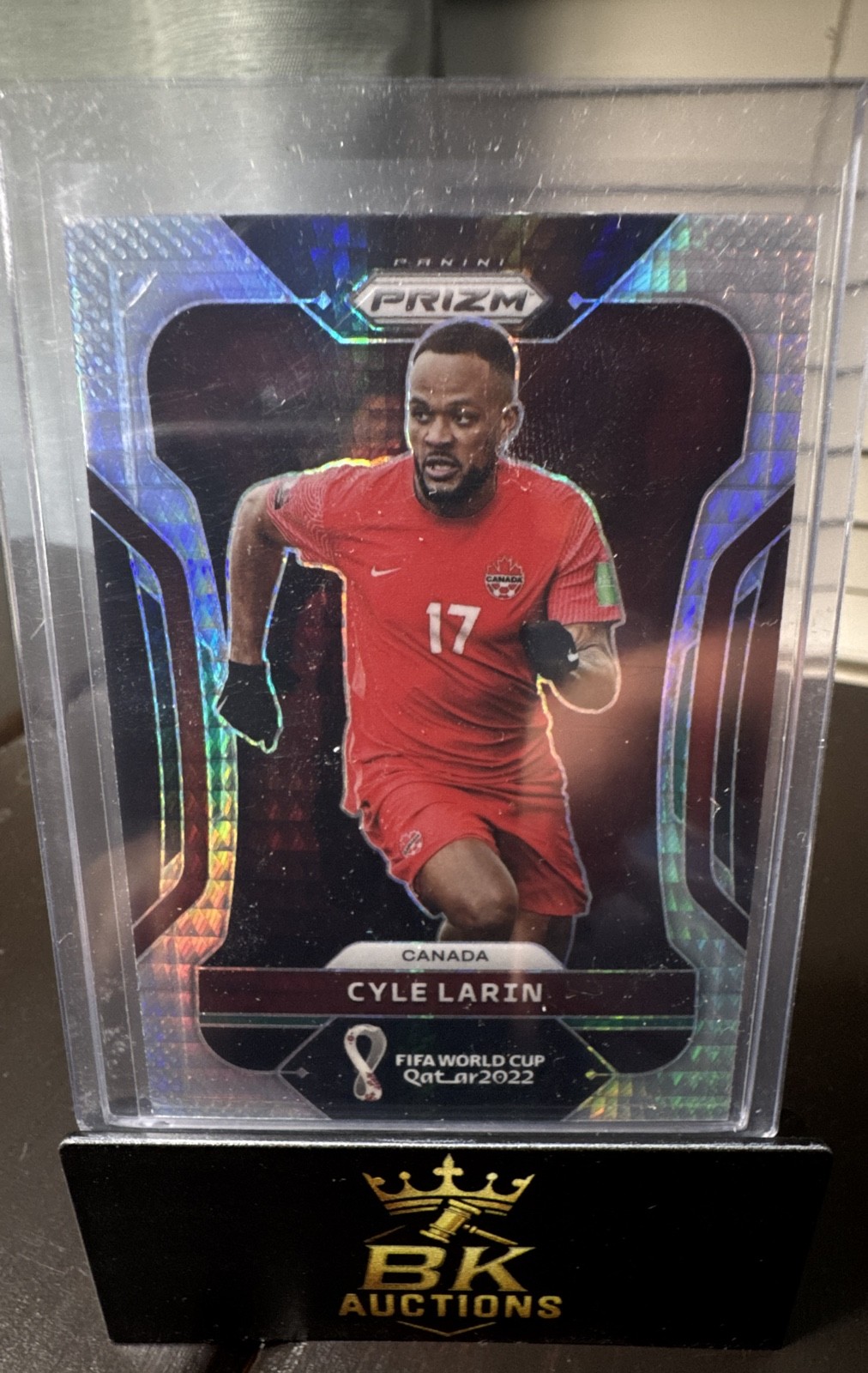 2022 Panini Prizm World Cup Qatar – Cyle Larin #47 Hyper Prizm