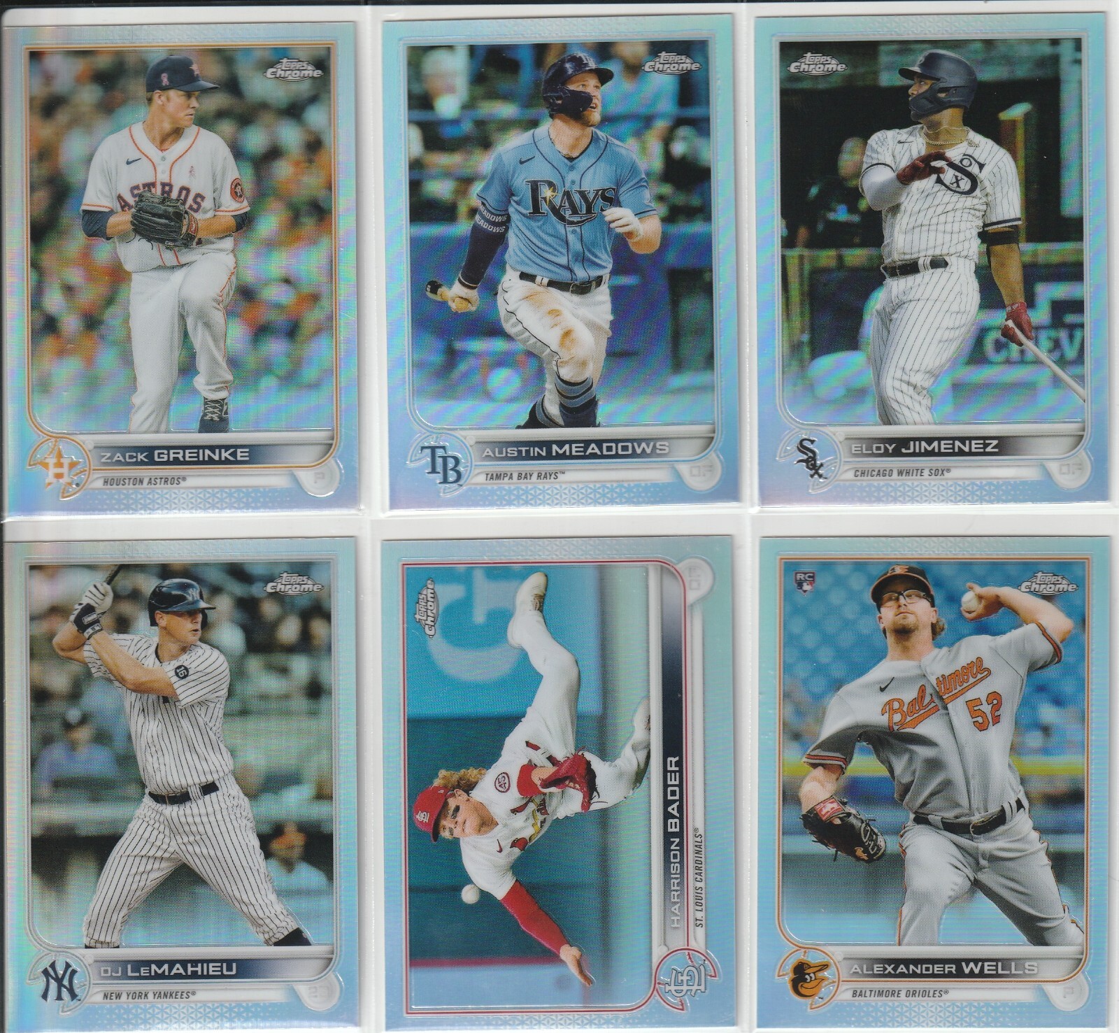 2022 Topps Chrome REFRACTORS Pink Sepia X-fractors Negative Magenta YOU PICK!