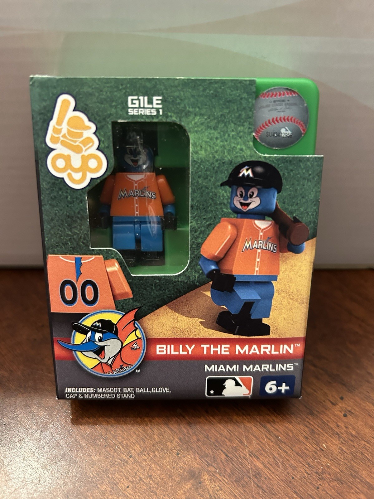 MLB Mascots Florida Marlins Billy The Marlin Action Figure 1st Series Complete