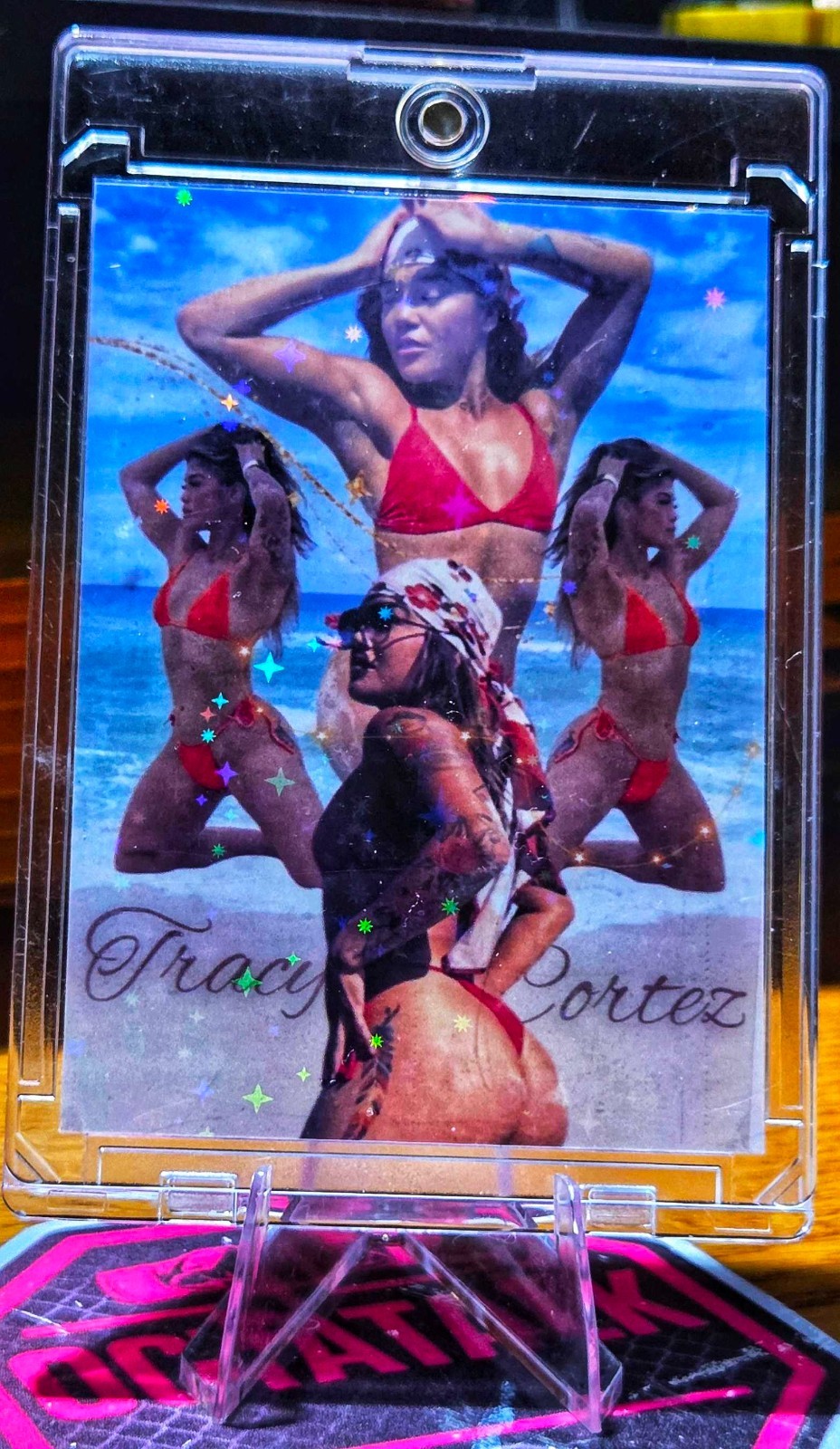 Tracy Cortez Custom UFC MMA Refractor Rookie Holo Prizm Rookie Card rc