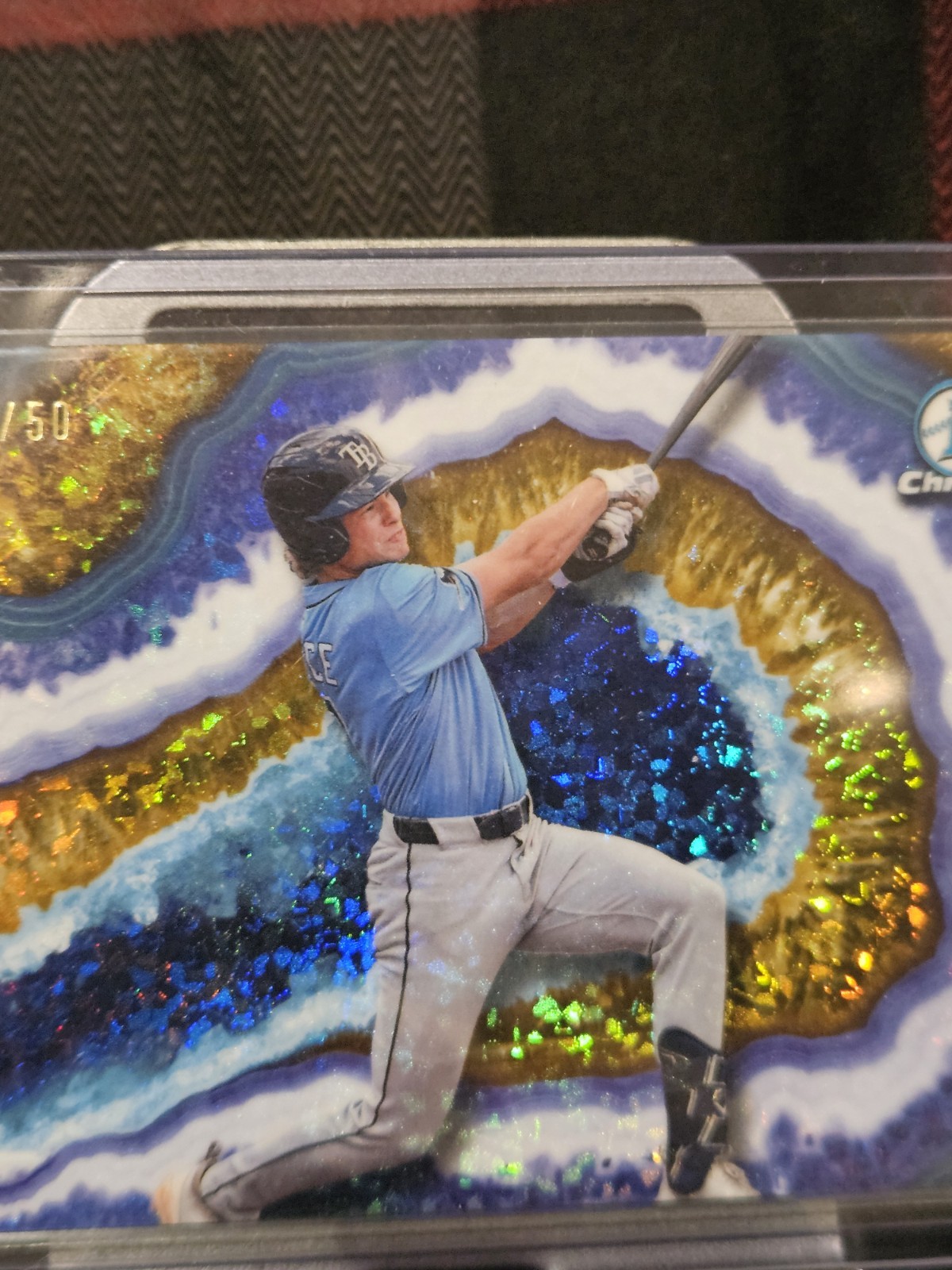 2026 Bowman Chrome Prospects Daniel Pierce Crystallized Gold /50 BWC-10 TB Rays