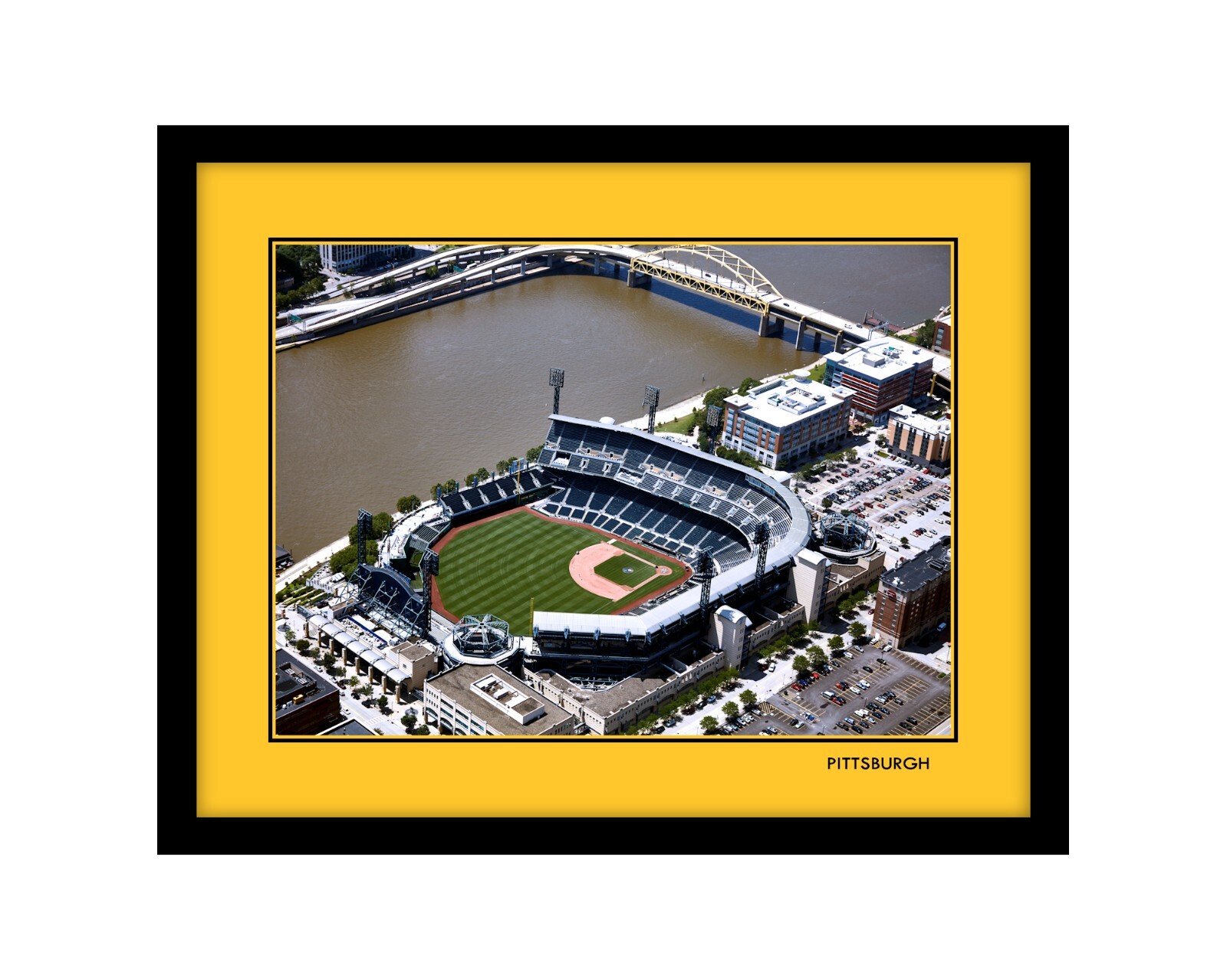 PNC PARK Framed Photo Picture PITTSBURGH PIRATES Baseball Stadium 8×10 11×14 (G)