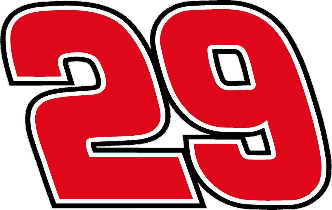 NEW FOR 2019 #29 Kevin Harvick Racing Sticker Decal S thru XLarge Various colors