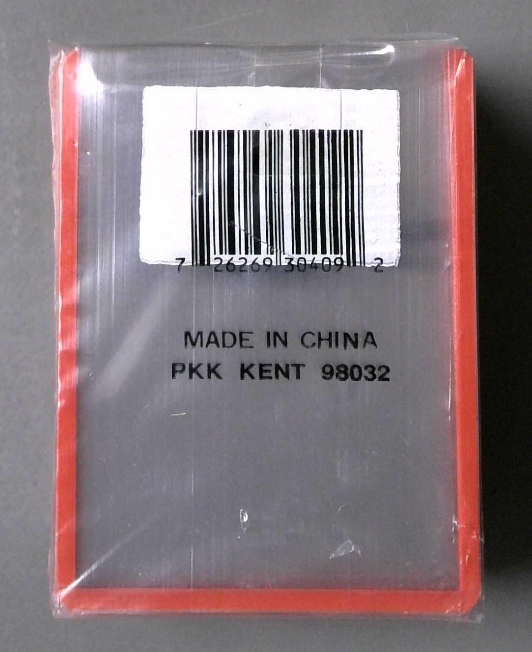 PKK Ultimate Collection #3040 Top Load Card Holder Pack 25 Count RED Border -NEW