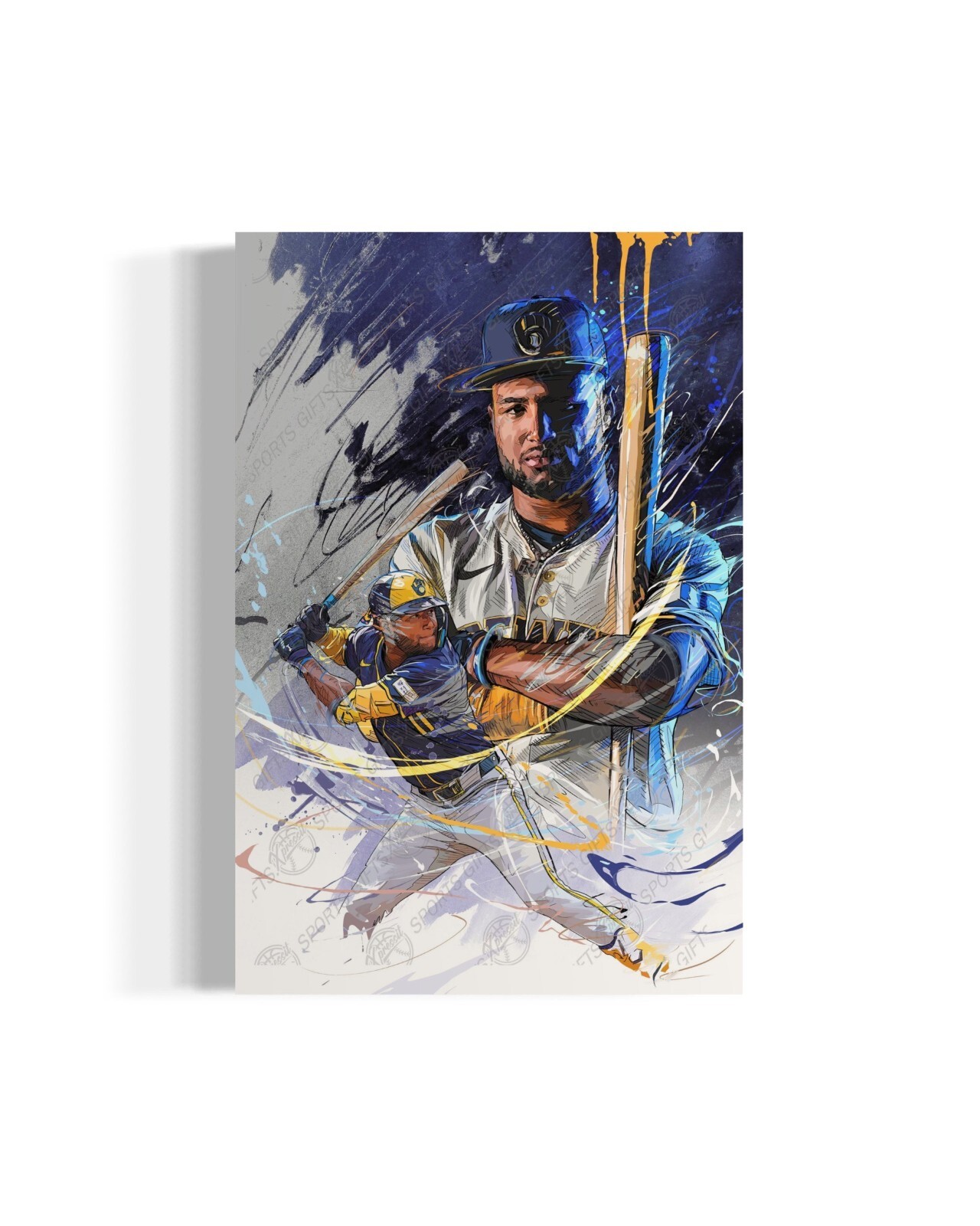 Jackson Chourio | Sports Wall Art | Canvas | MKE Brewers