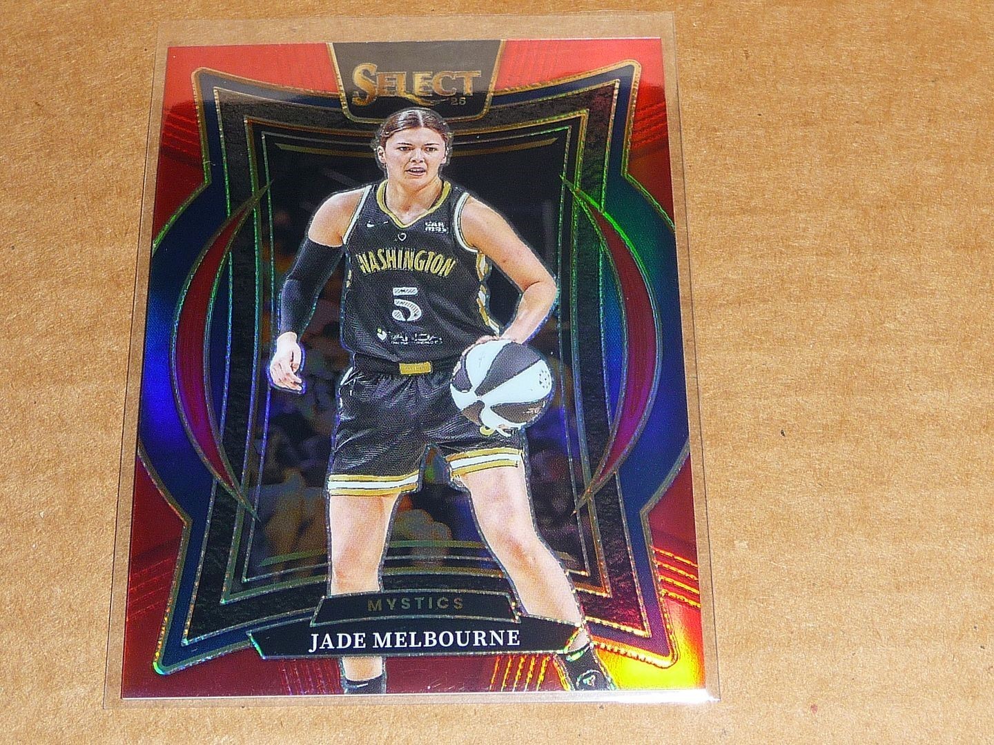 2025 Panini Select WNBA JADE MELBOURNE RED PRIZM MYSTICS 110/149 #3