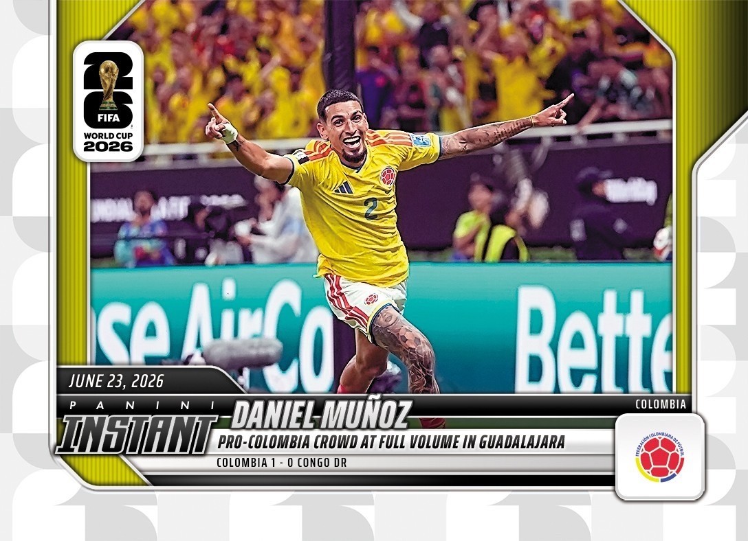Daniel Munoz 2026 Panini Instant FIFA World Cup #107 Colombia – Presale