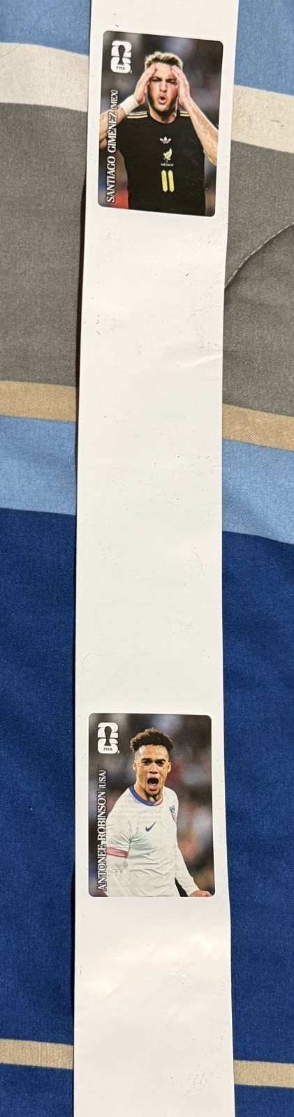 COMPLETE UNCUT ROLL: 2026 World Cup Coca Cola – Panini Soccer Stickers-set of 12