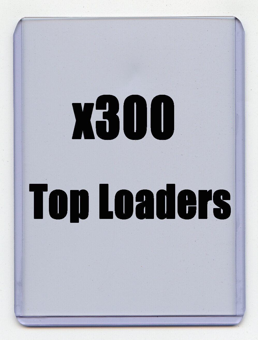 PRO Safe 3″ x 4″ Standard Card Size TOP LOADERS 300 Ct