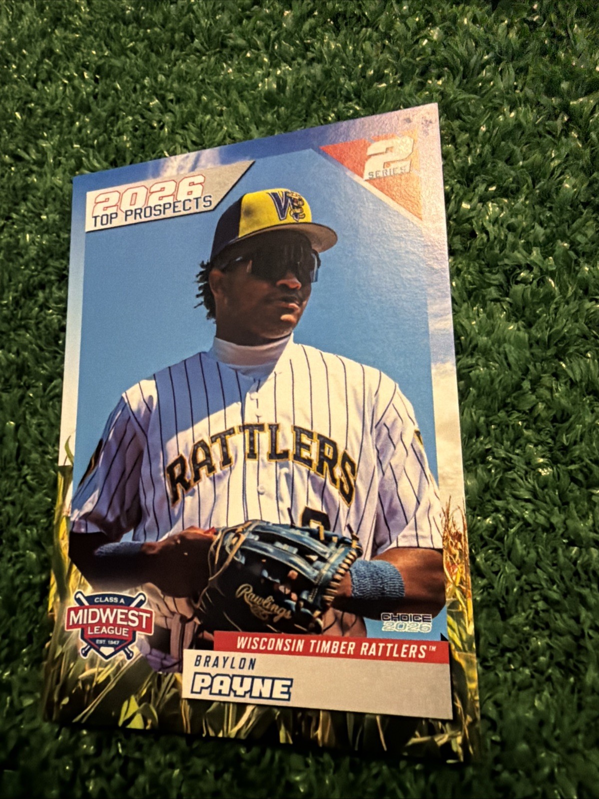 2026 Choice Midwest League Top Prospects Series 2 Braylon Payne Wisconsin BB1