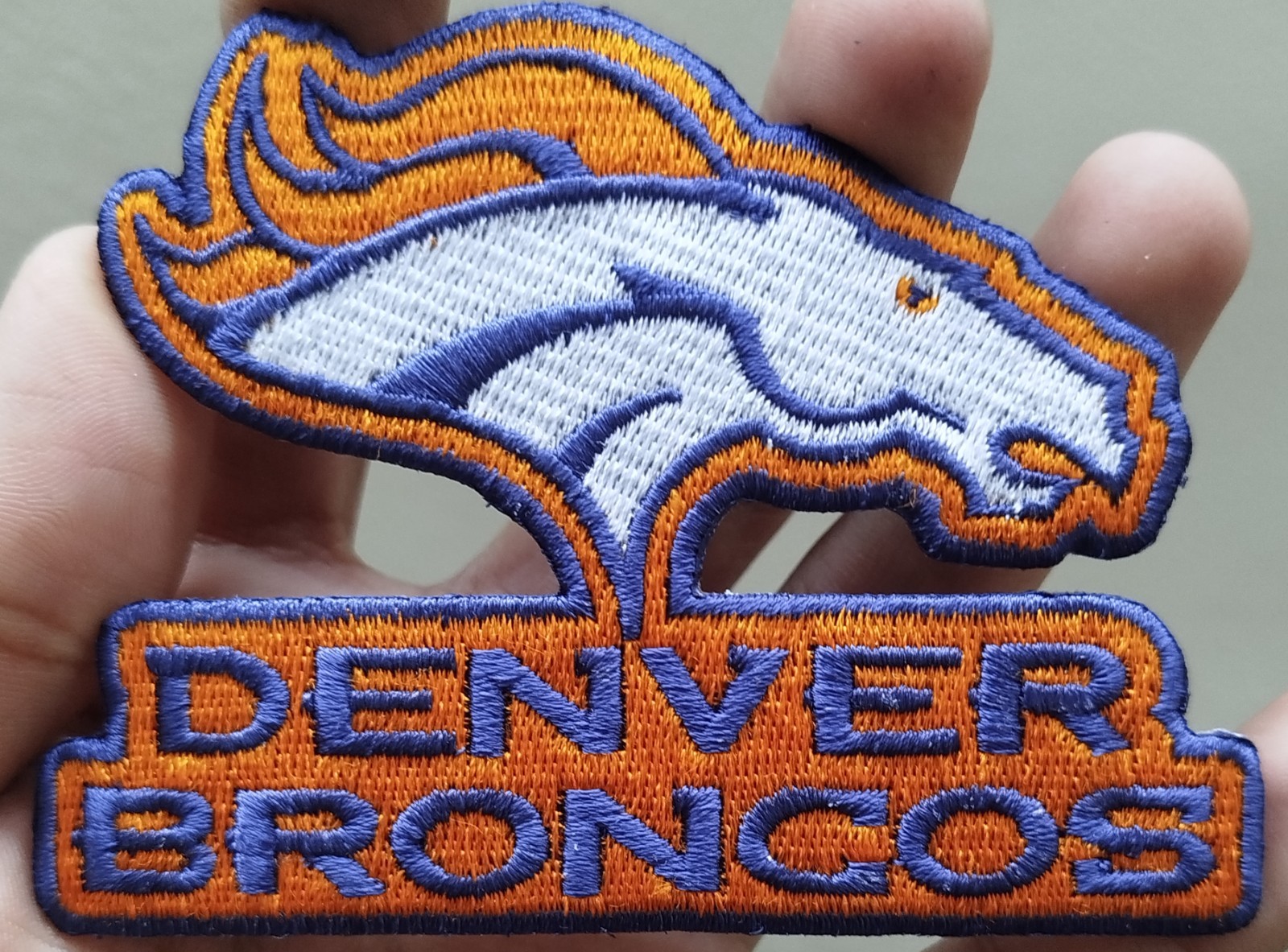 Denver Broncos NFL Team Logo Iron On Patch – Sew Patch – Embroidered Patch