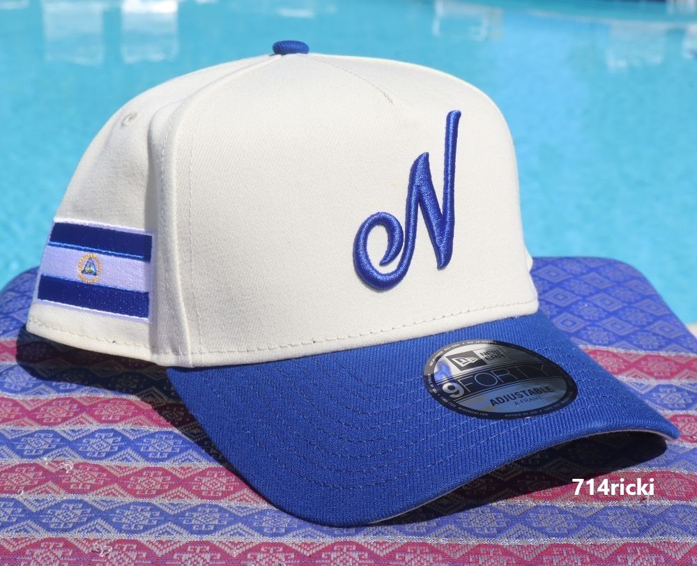 2026 WBC Nicaragua World Baseball Classic Snapback Hat New Era 9FORTY A-FRAME