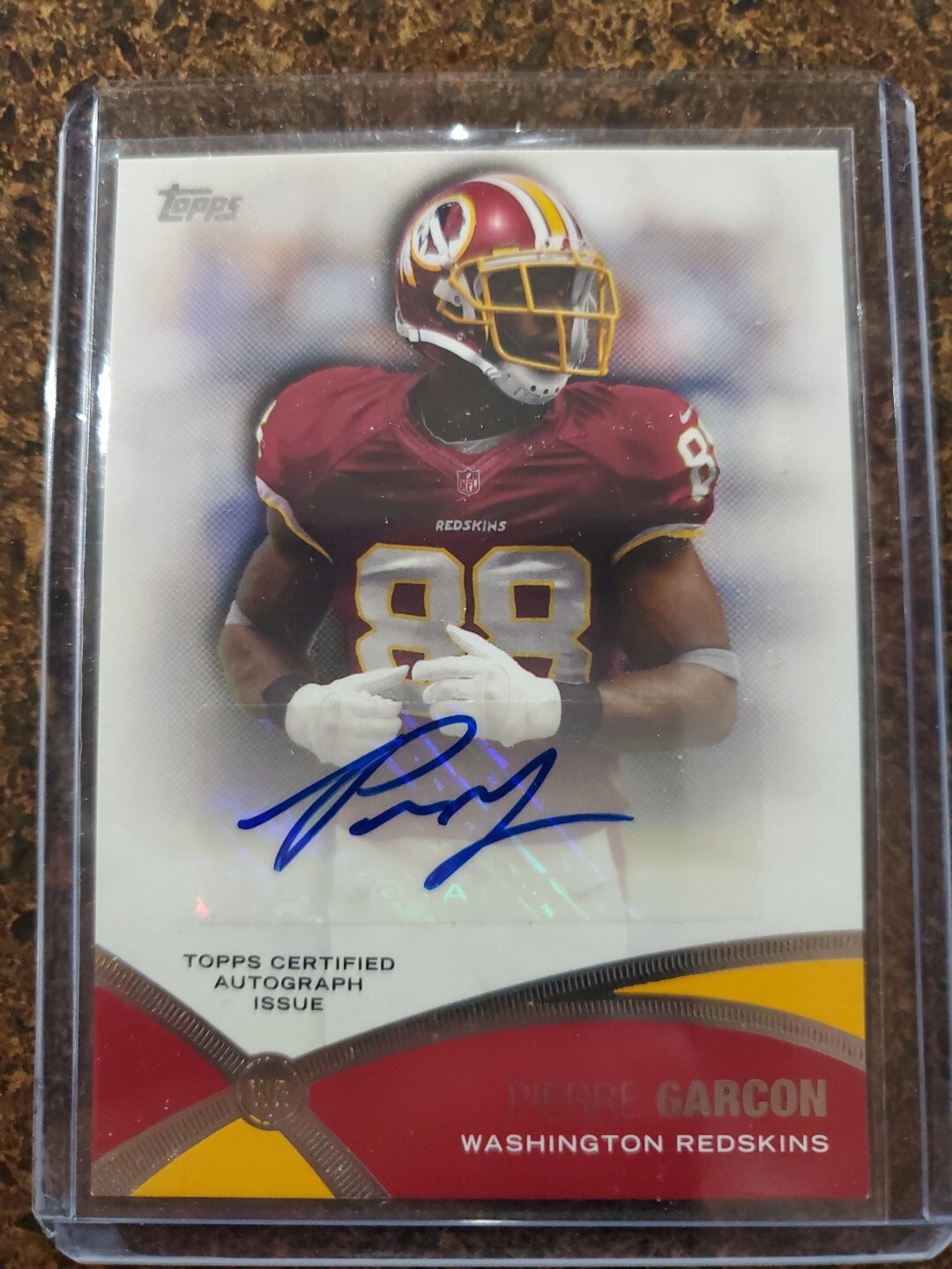 2012 TOPPS Prolific Playmakers Autogragh Card Pierre Garcon Auto Rare