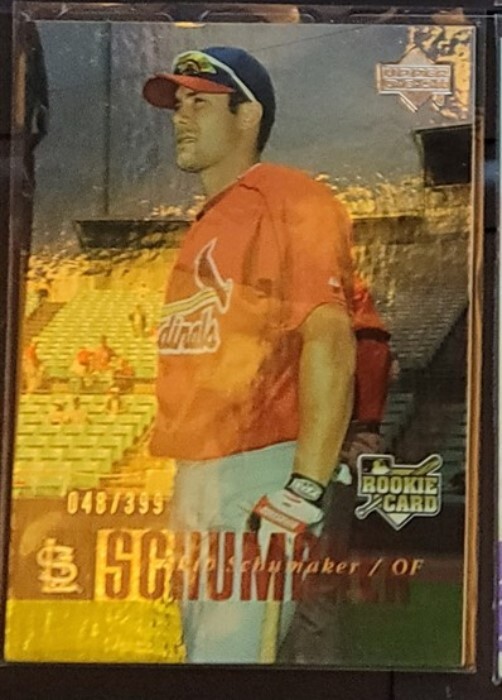 SKIP SCHUMAKER 2006 Upper Deck Special F/X Rookie RC #955 CARDINALS REDS 48/399