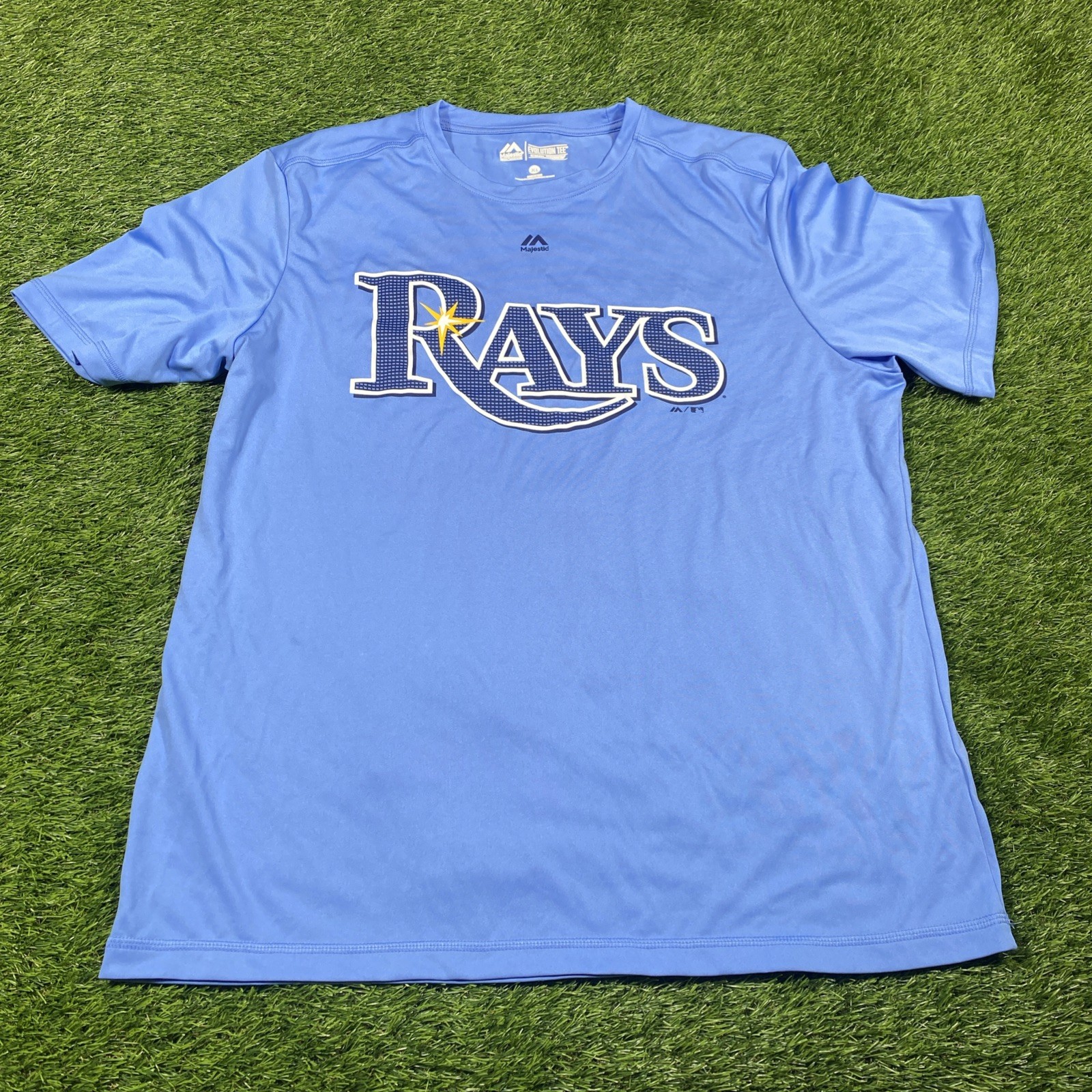 Tampa Bay Rays Majestic Cool Base Shirt Mens XL Evolution Tee MLB
