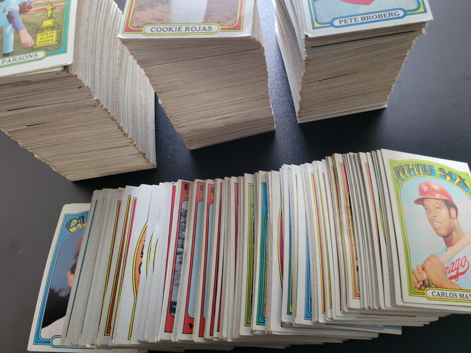 1972 Topps Baseball Set Builder Lots – 100 Different Vintage Cards