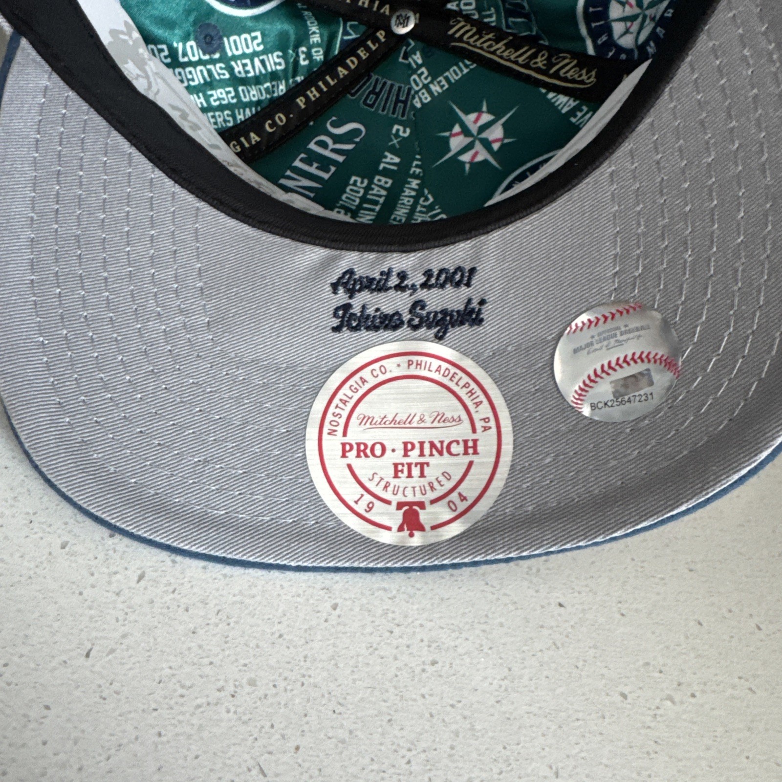ICHIRO SUZUKI Seattle Mariners LIDS x TOPPS Player Chase BIG TIME Hat *LE /336*