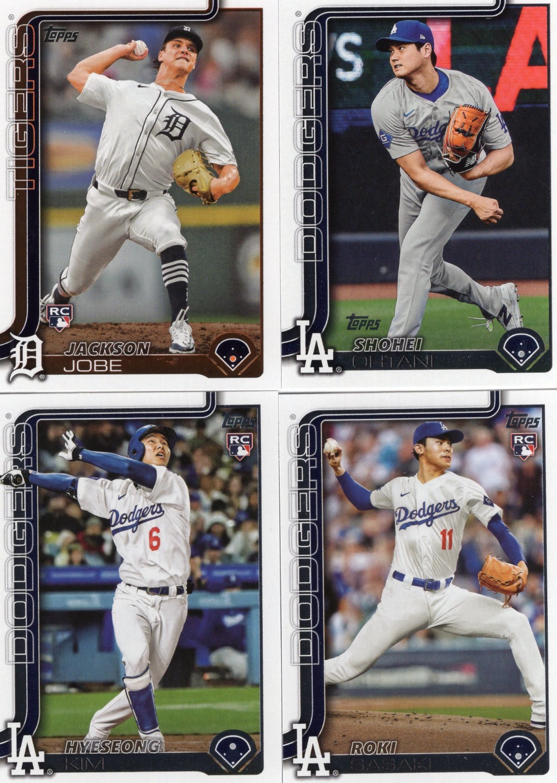 2025 Topps Series II Baseball Complete Set #351-700