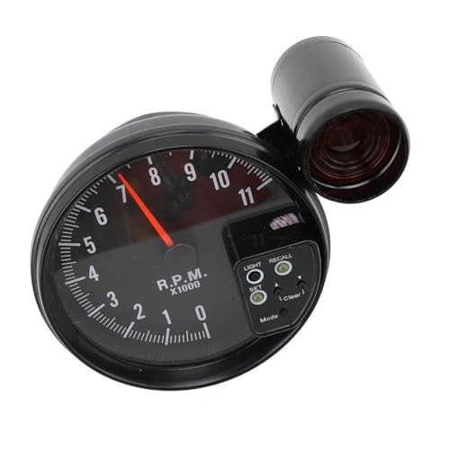 12V 5in Car Tachometer with LED Shift Light 7 Color Display 11 RPM for 4 6 8