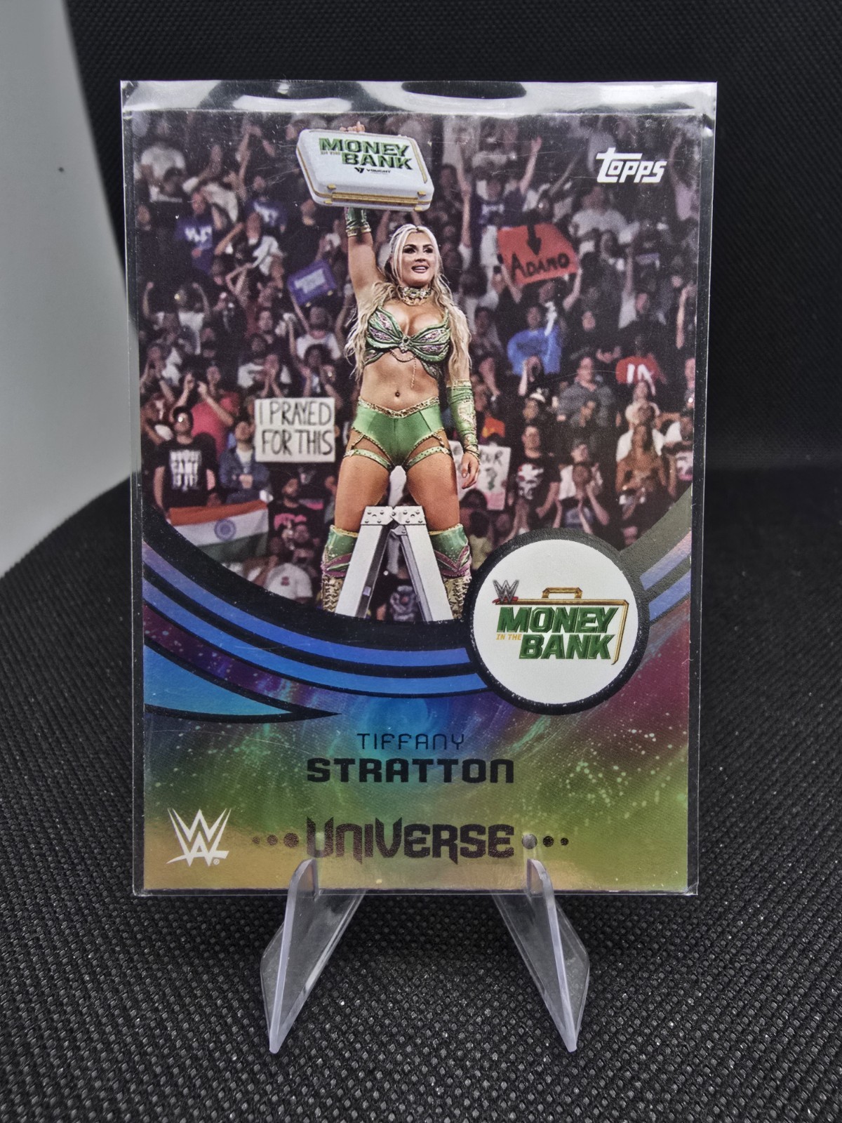 2025 Topps WWE Universe Tiffany Stratton Money In The Back Event Variation