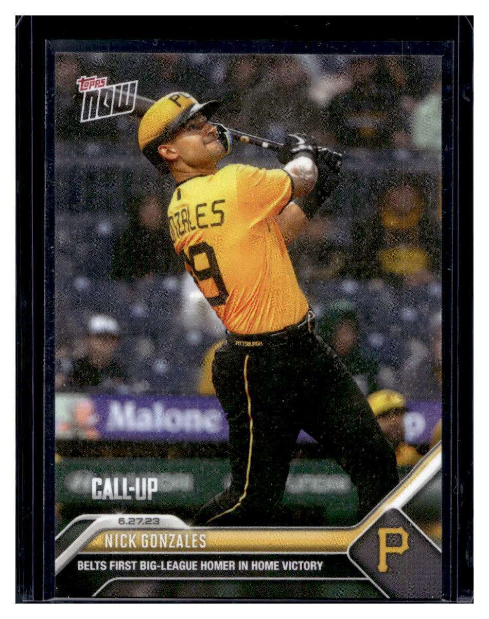 2023 Topps Now #501 Nick Gonzales Base Card (Qty) Call-Up