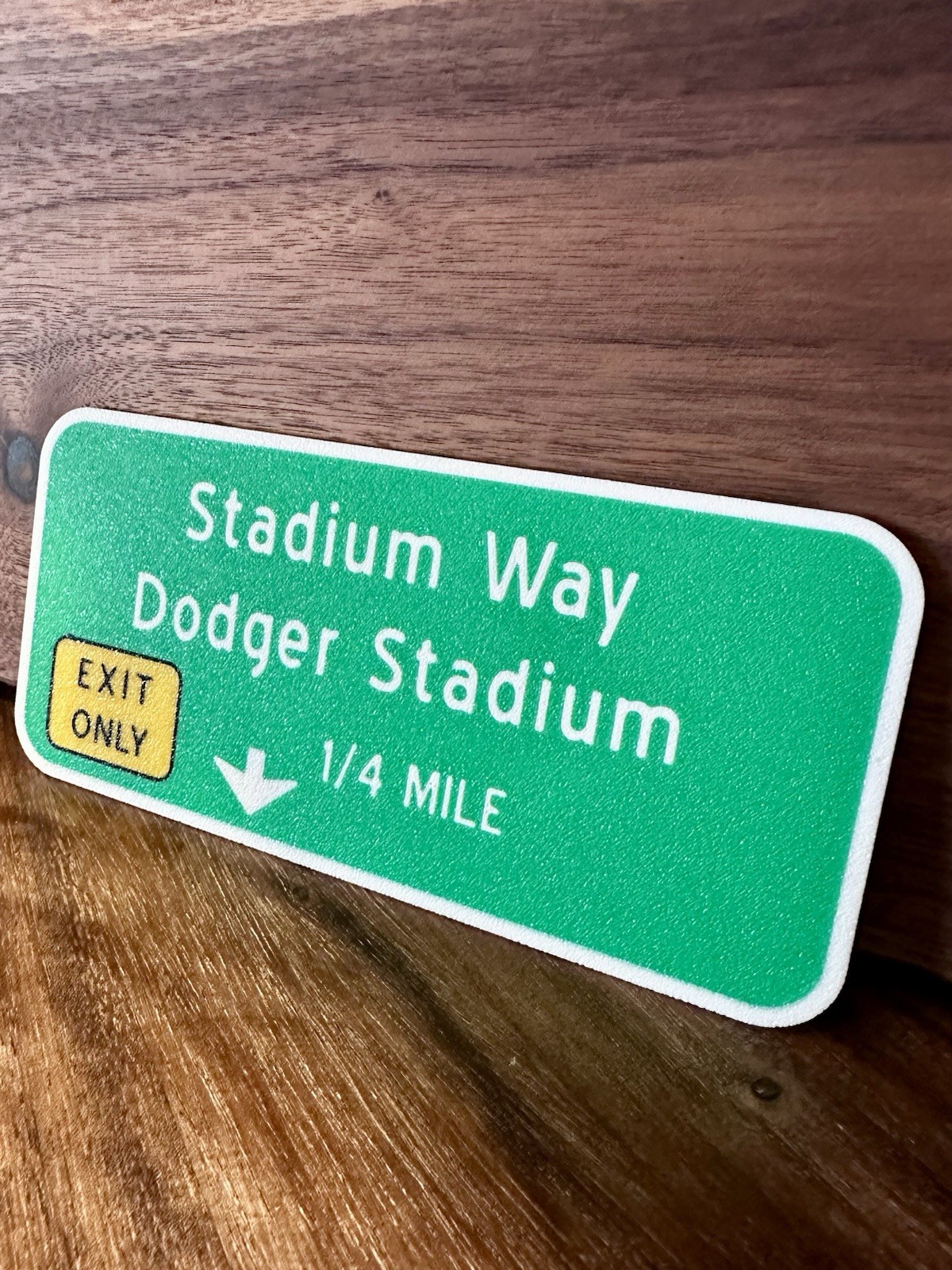 Dodger Stadium Sign Stadium Way Freeway Exit Los Angeles LA Dodgers Fan Gift