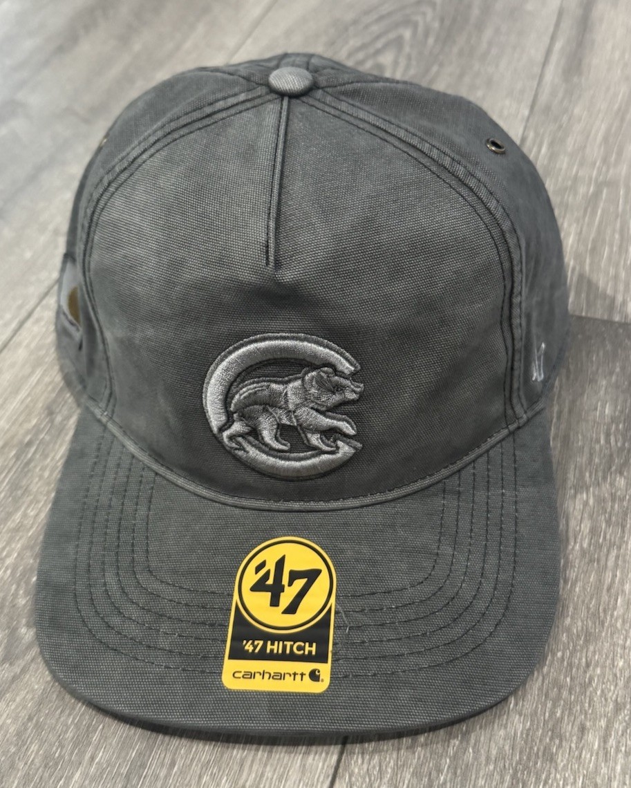 Chicago Cubs ‘47 Hitch Carhartt SnapBack Adjustable Hat Gray Color