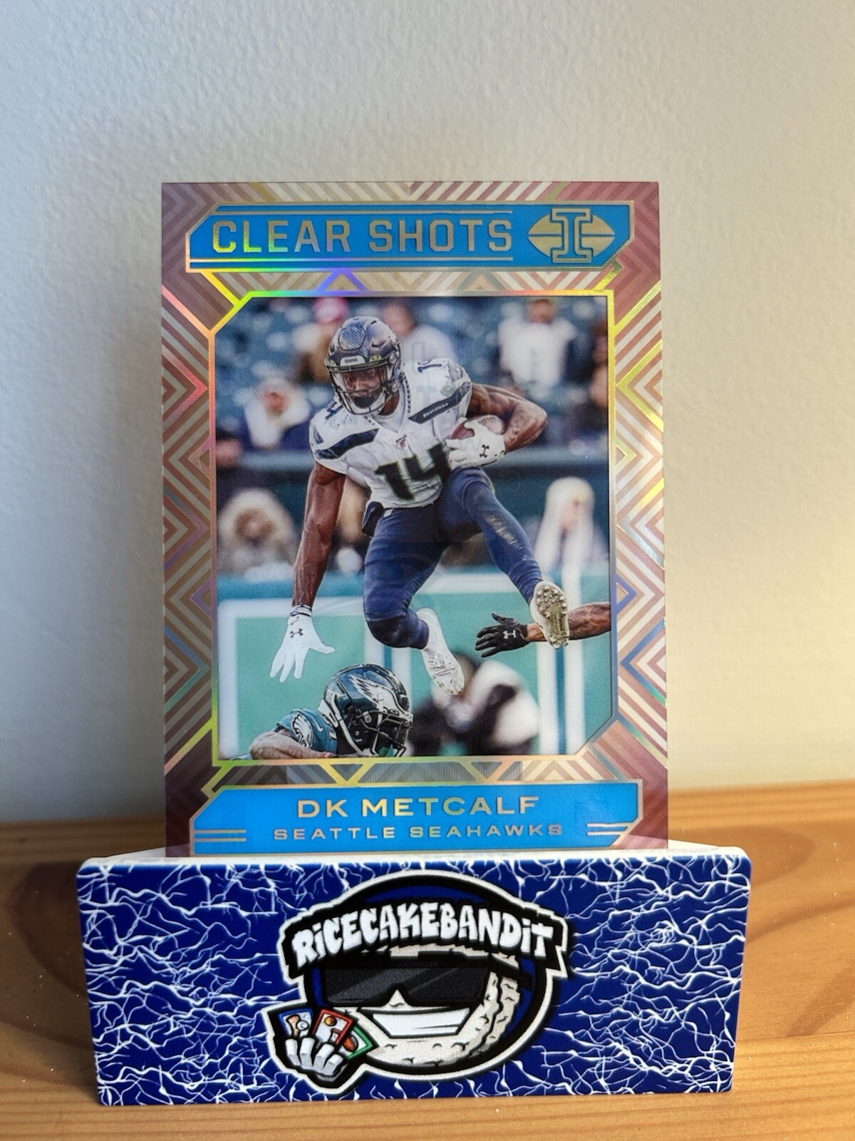 2020 Panini Illusions Clear Shots Light Blue /299 DK Metcalf #4