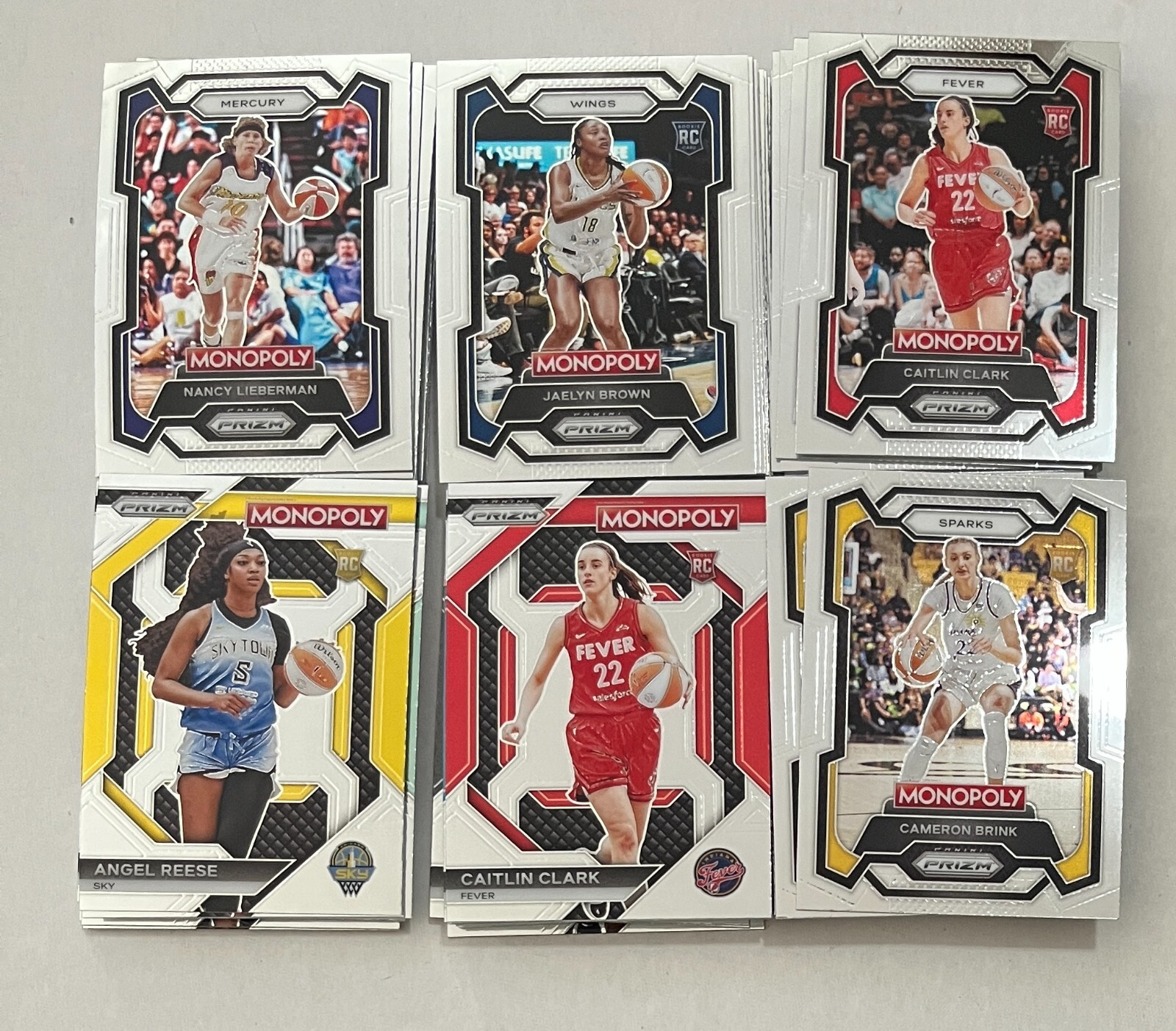2024 Monopoly Prizm WNBA Basketball #1-72 Base Card + Inserts You Choose Pick!