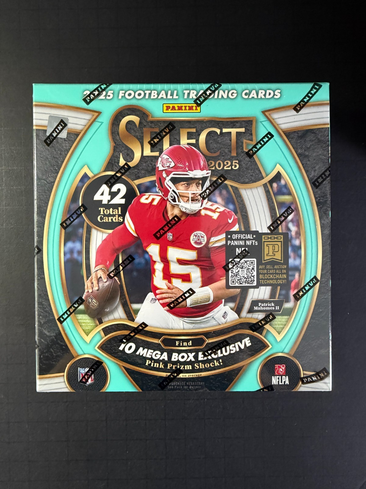 2025 PANINI SELECT FOOTBALL MEGA BOX (PINK PRIZM SHOCK PARALLELS!)