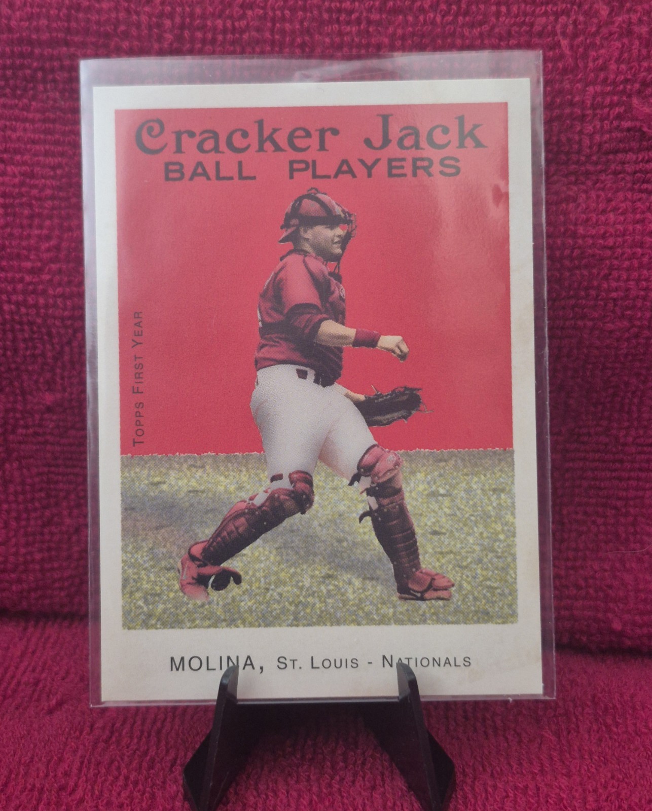 2004 Topps Cracker Jack Yadier Molina RC #204 Cardinals. nm/mt+