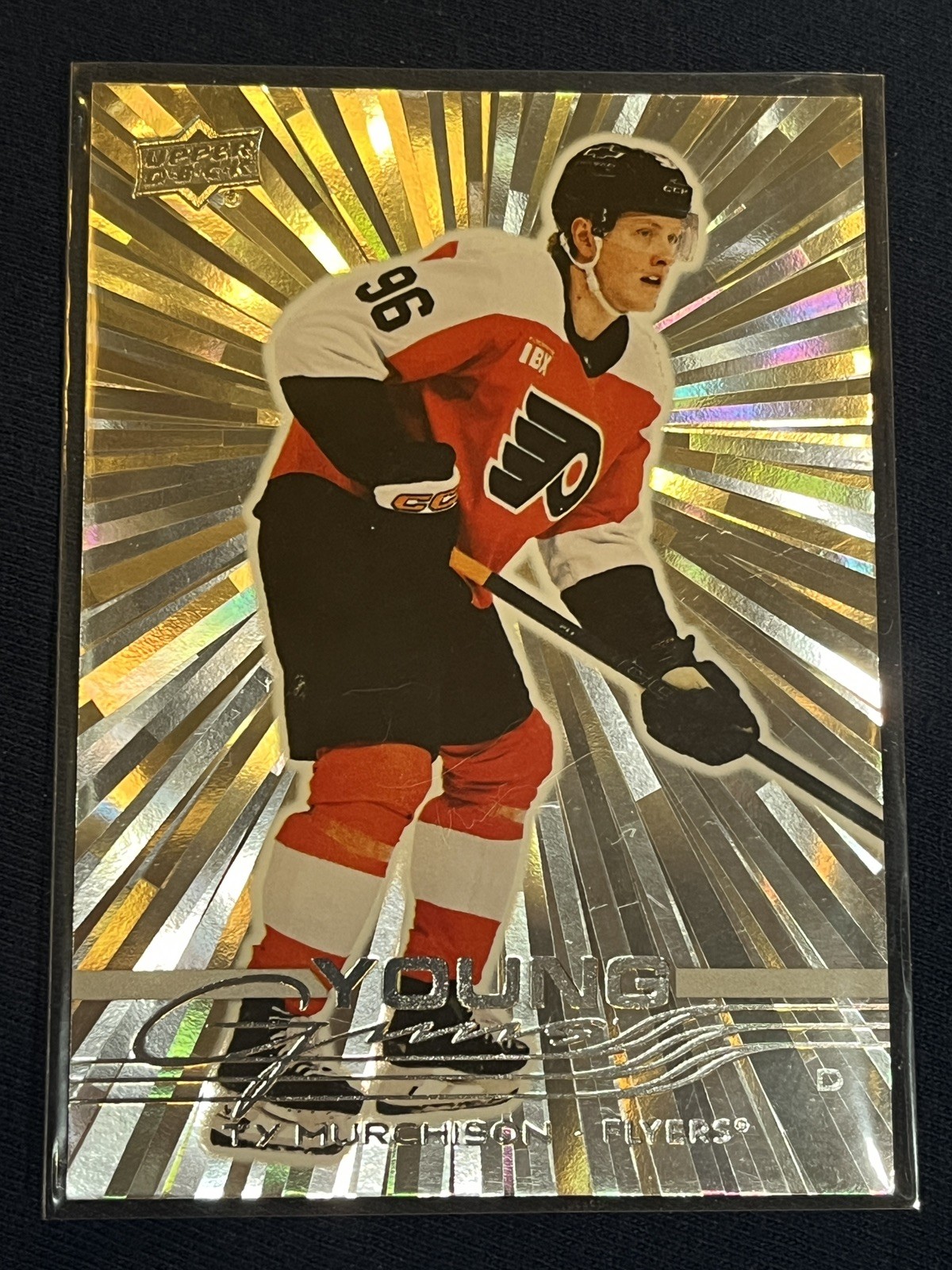 2025-26 Upper Deck Young Guns Outburst Silver #710 Ty Murchison – Philadelphia