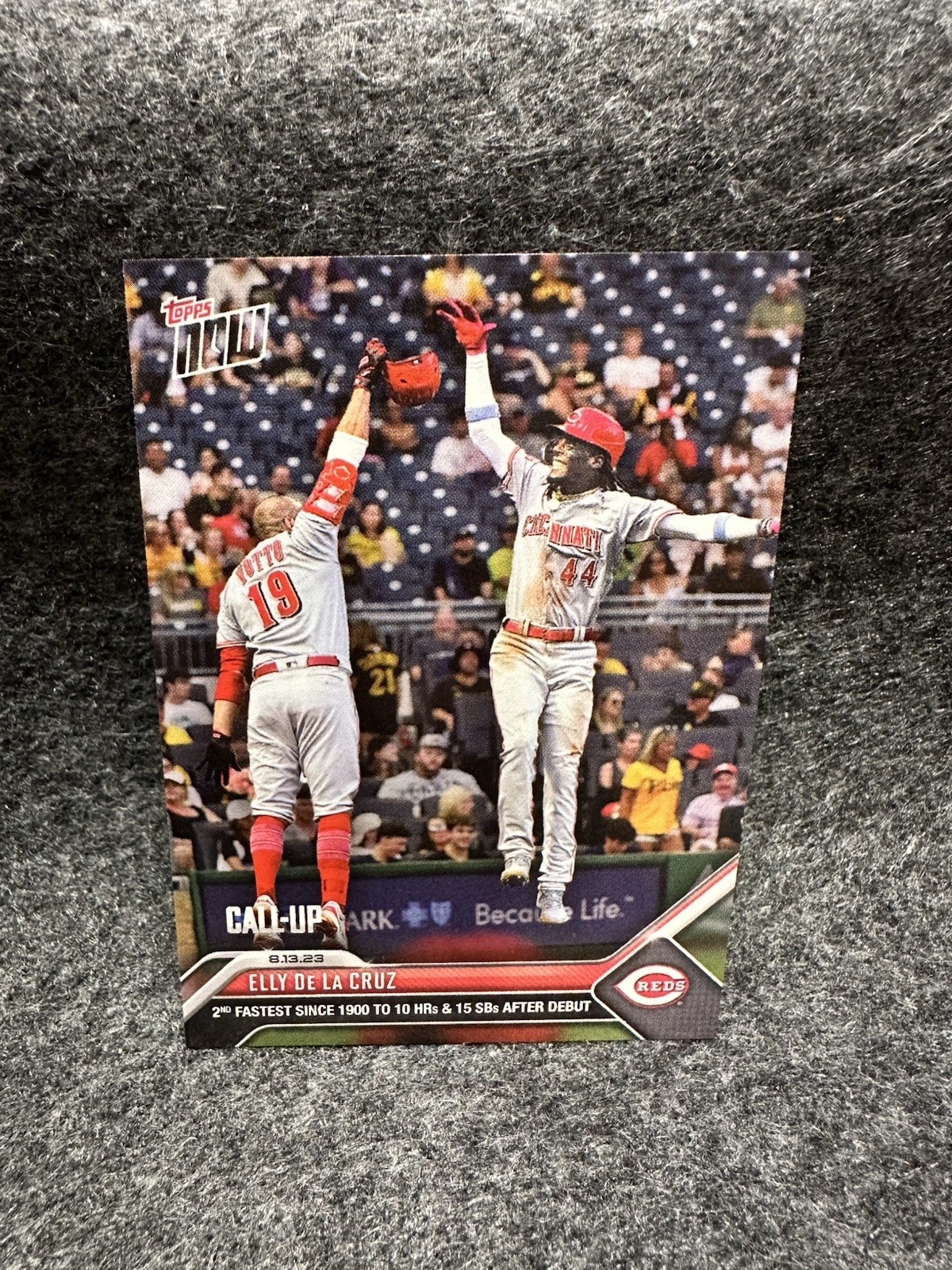 Elly De La Cruz 2023 Topps NOW Rookie Call-Up 10 HR/ 15 SB Reds #700