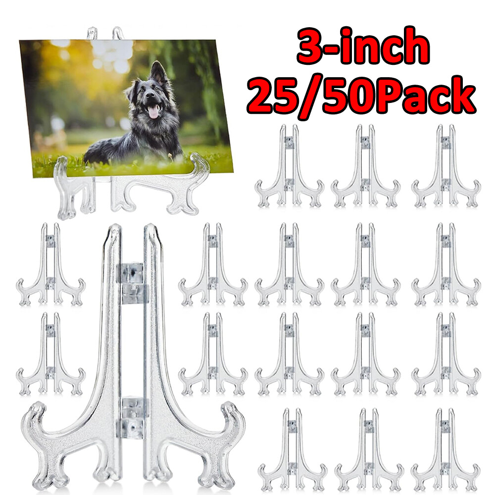 25/50 Pack 3″ Card Stand Trading Card Stands Baseball Display Stand Holder US
